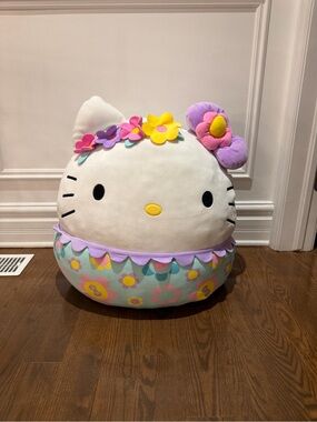 Hello Kitty Plush Pouf - White, Pink, Purple, Yellow, Mint